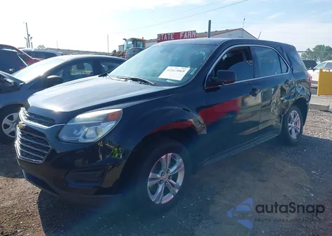 2017 Chevrolet Equinox Ls из США, поврежденный, VIN 2GNALBEK8H1555707